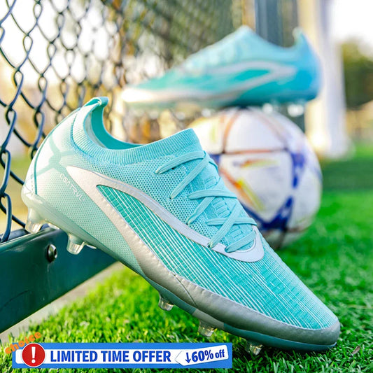 New 2026 Men Soccer Shoes Kids Cleats Grass Adult Professional Football Boots Ultralight Non-Slip Boys Training Soccer Boot