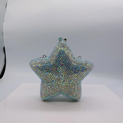 New Star Diamond Dinner Bag Foreign Trade Banquet Diamond Hand Bag Women's Bag Starr Lane Stone Crach