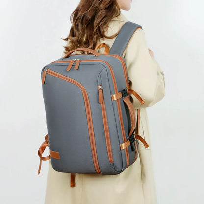 Backpack Unisex New Simple Business Computer Backpack Outdoor Large Capacity Travel Bag Student School Bag Boys