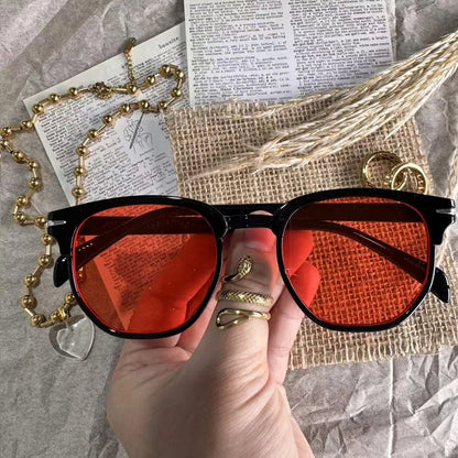Cycling 6pcs Retro Women Men Small Oval Sun Glasses Fashion Shades Brand Colorful Design Sunglasses Female UV400 Unisex
