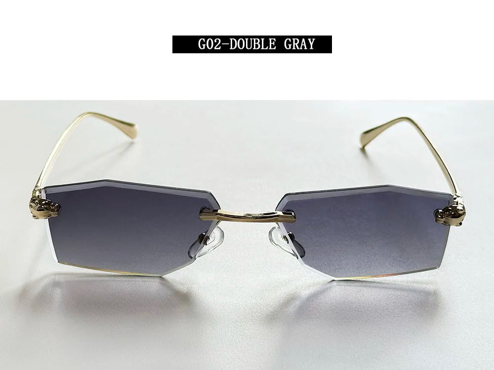 2026 Rimless Sunglasses Women Vintage Luxury Fashion Glasses Shades Dropshipping Luxe Lentes De Sol Mujer Lunette Soleil Femme