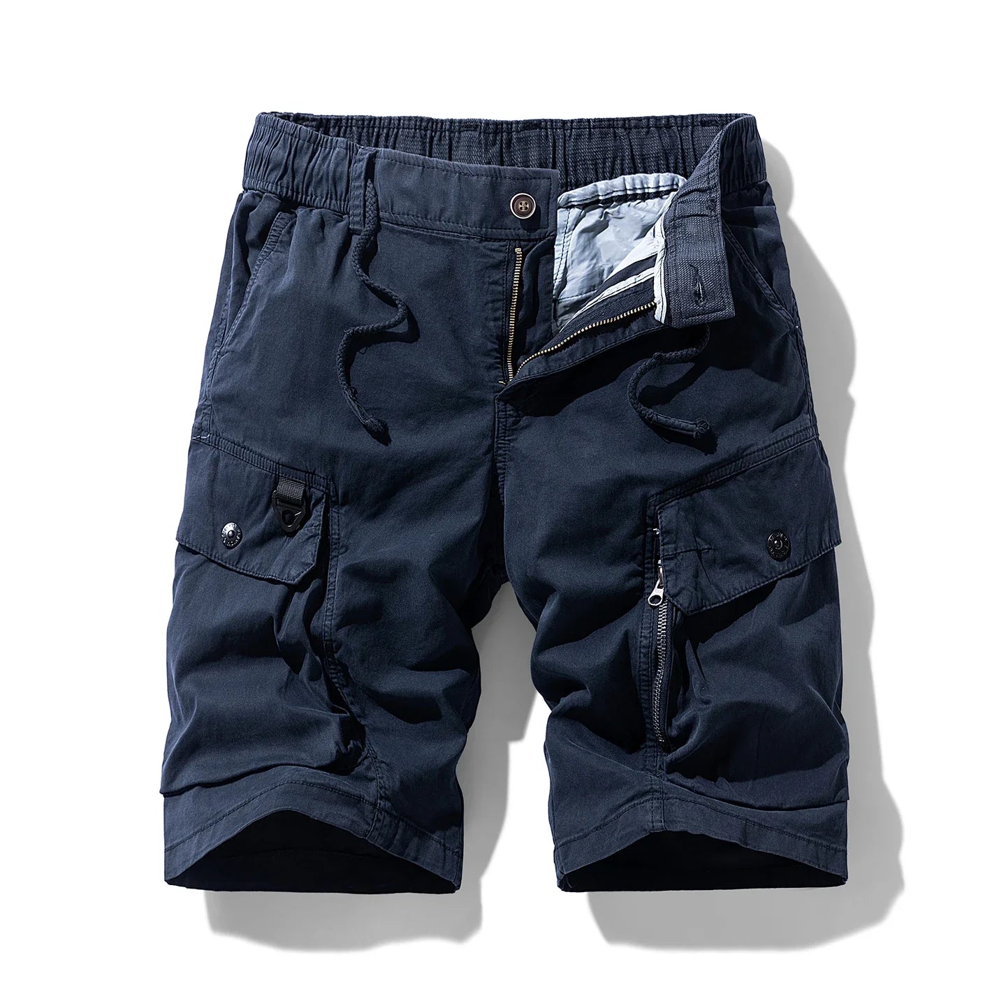 Summer Men Cargo Cotton Shorts Mens Beach Multi Pocket Shorts Pants Man Spring Casual Fashion Joggers Shorts Male Dropshipping