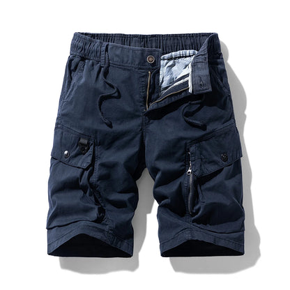 Summer Men Cargo Cotton Shorts Mens Beach Multi Pocket Shorts Pants Man Spring Casual Fashion Joggers Shorts Male Dropshipping