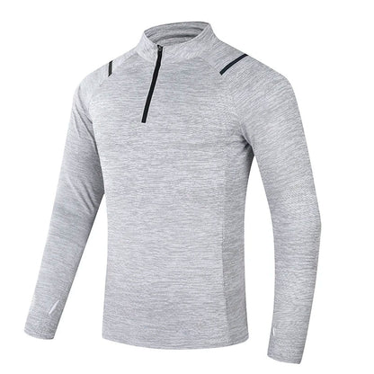 Autumn New Unisex Long Sleeve T-shirt Men Sweatshirt Fitness Shirt Tight Upperwear Anti-sweat Breathable Running Top ﻿
