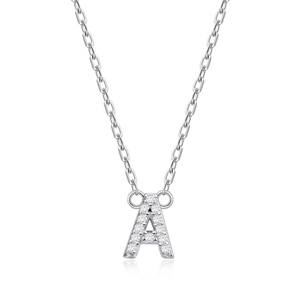 Letter Customized Products Moissanite Necklace for Women Small Size Pendant 925 Sterling Silver Jewelry By Shiran Aloni