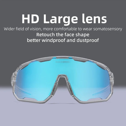 Cycling Glasses Goggles Polarized/Photochromic Sunglasses Sport Big frame Eyewear UV400 Sun Protection with 2 Lens