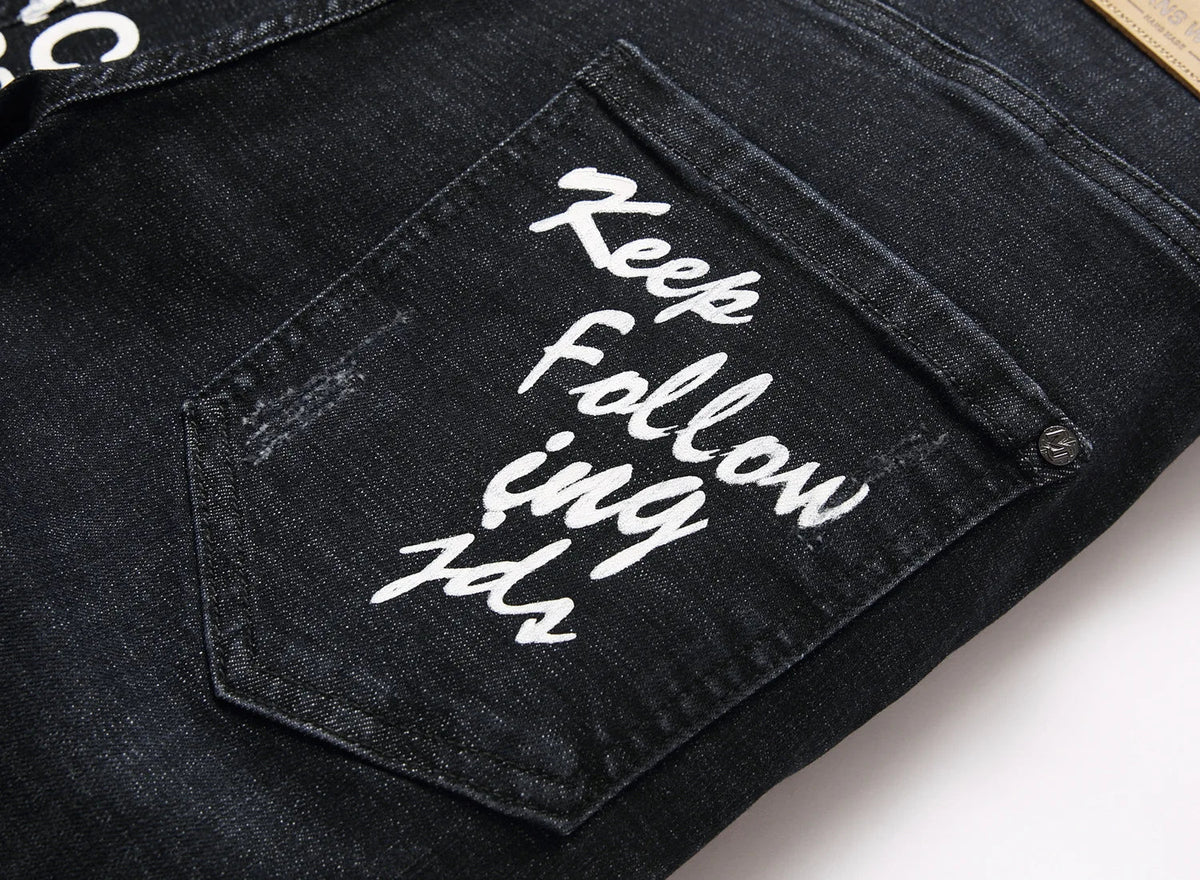 Men Summer White Ripped Denim Shorts Male Holes Short Jeans New Fashion Streetwear Stretch Jeans Shorts Pants Srtaight Fit Jeans