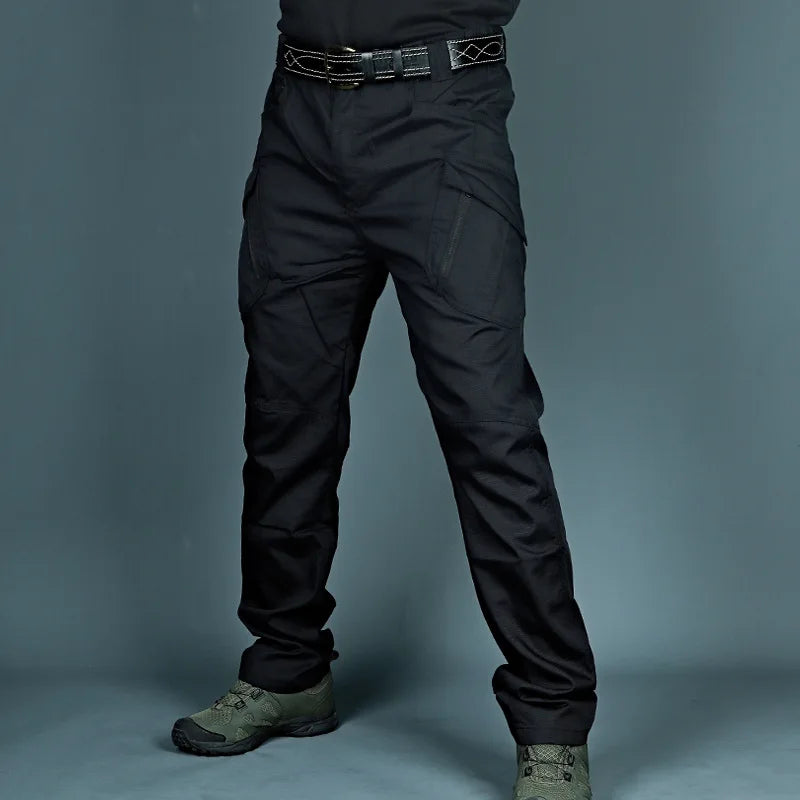 Men's Cargo Pants Multi Pocket Tactical Men Pants Casual Military Army Combat Trousers Waterproof Hiking Pants Plus Size 6Xl