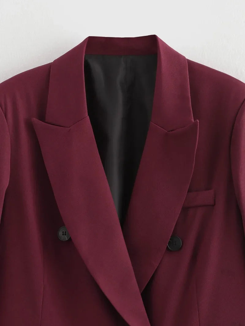2025 Straight Long Blazers for Women Winter Outerwears Women's Blazer Jackets Streetwear Coat Long Sleeve Blazer Woman