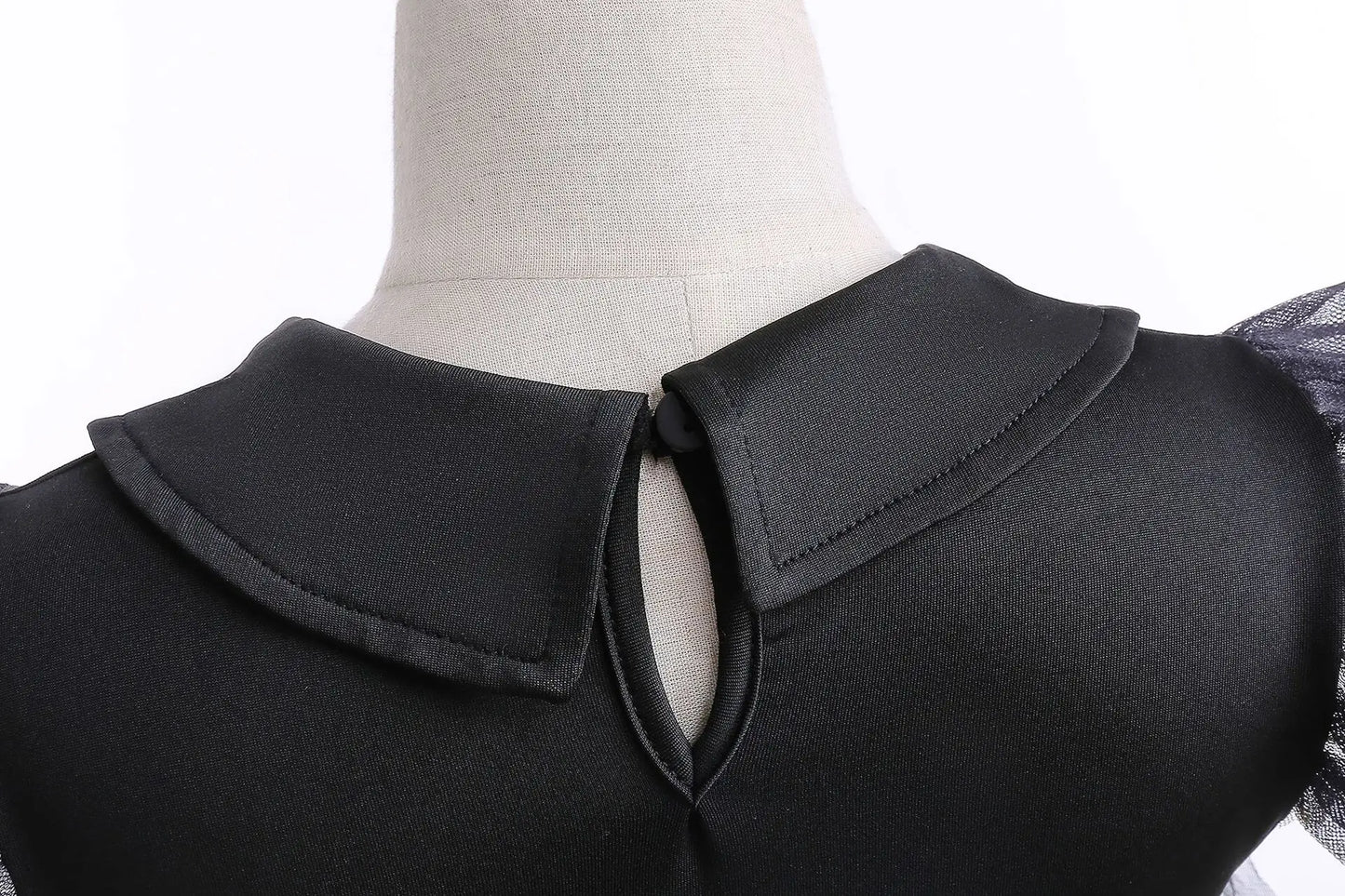 Wednesday Cosplay For Girls Costume Movie Addams Dresses for Girl Kids Mesh Party Dresses Halloween Carnival Costumes 4-12Yrs