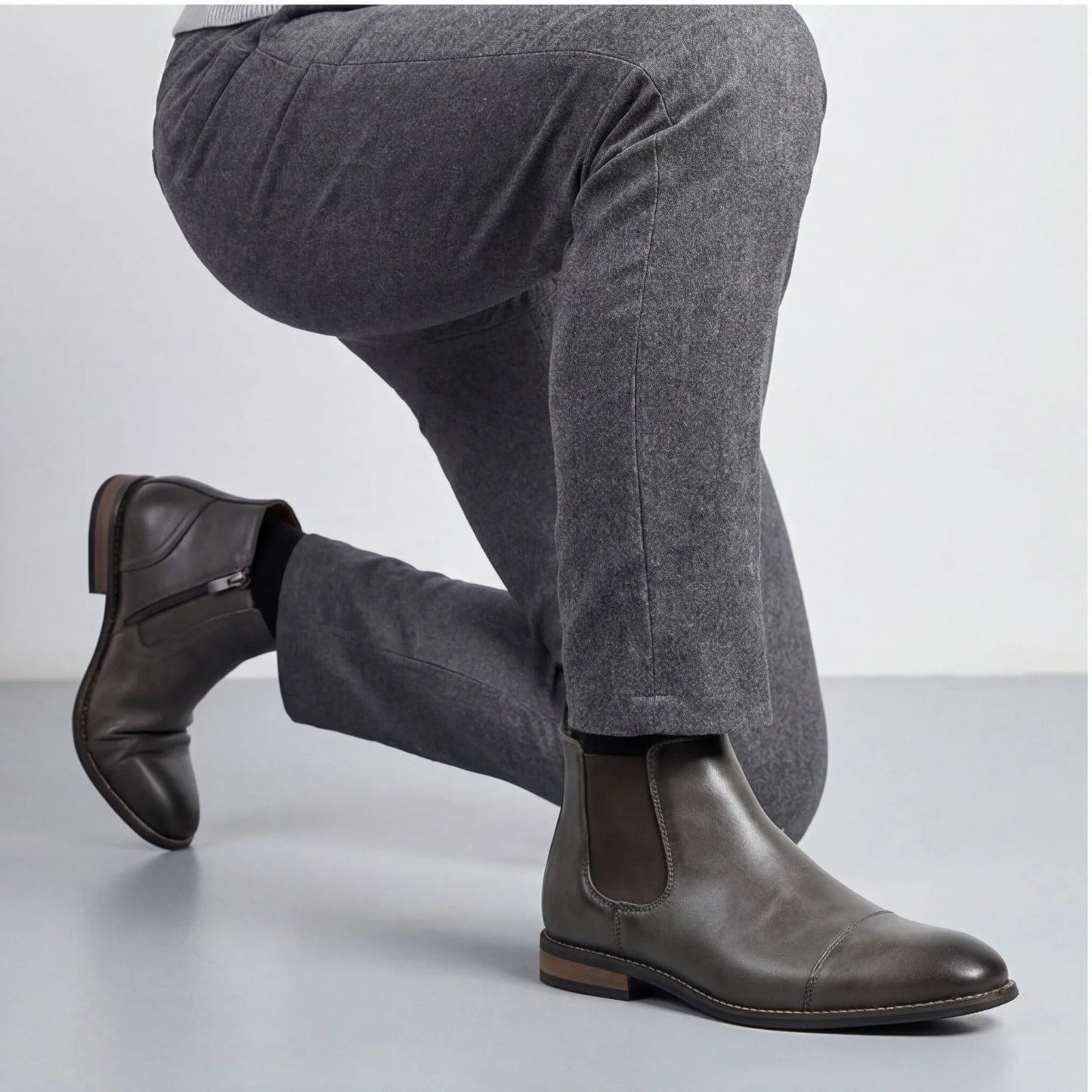 Boots Men Comfortable Fashion 2025 Brand Boots Leather