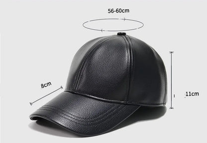 British Top Jazz Hat Minimalist PU Leather Gentleman Hats Men's and Women's Couple Hat Fedoras Party Wedding Cap Father Hat Gift
