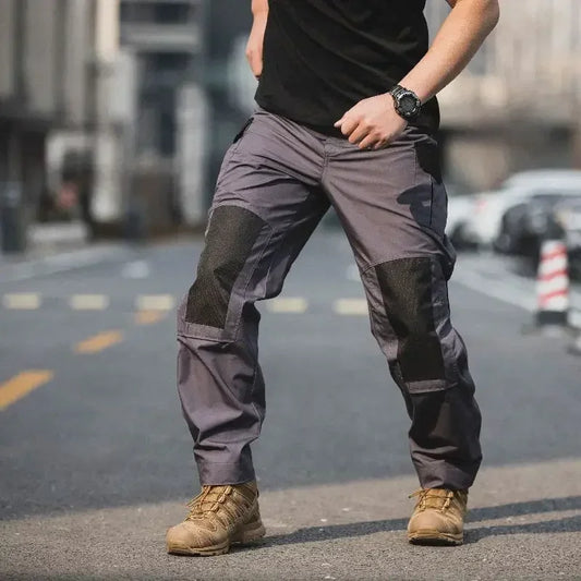 Men Hunting Tactical Cargo Pants  Green Hiking Trousers Multi Pockets Gray Uniform Paintball Airsoft Autumn  Work Clothing