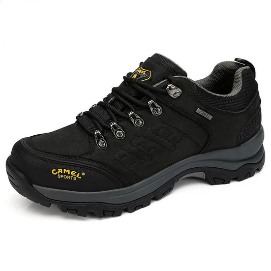 Outdoor Hiking Shoes Waterproof Breathable Leather Tactical Trekking Shoes for Men Male Sneakers Climbing 2025 New