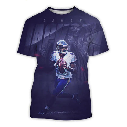 Summer fashion trend 3D printed men's short sleeved T-shirt personalized hip-hop comfortable round neck T-shirt sports top