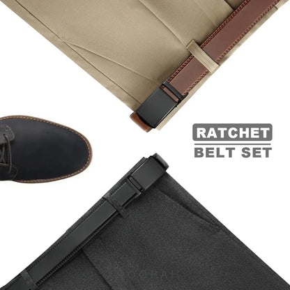 Mens Leather Belt Multiple Colors Automatic Available Belts Leisure Fashion Ratchet Belts for Men Pants Waistband