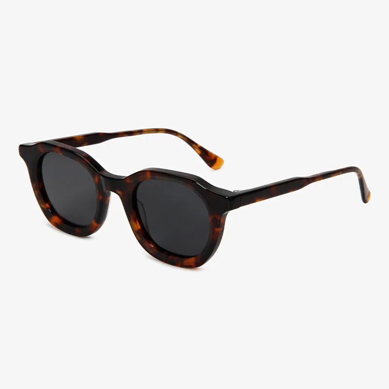 2026 New Fashion Handmade Acetate Polarized Sunglasses Women Portable Sun Glasses Men Narrow Edge Eyeglasses Prescription Custom