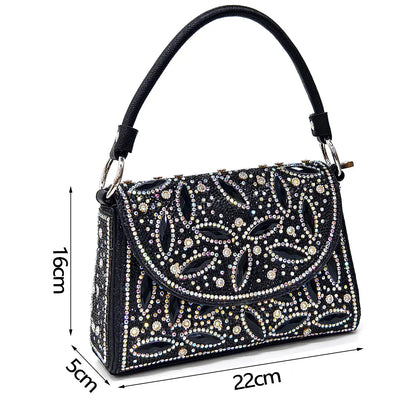 2025 Newest INS Style Black Color Elegant High Heels Nigeria Popular Design African Ladies Shoes And Bag Set For Party