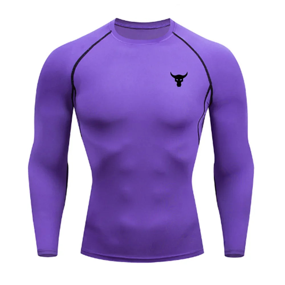 Men and women quick drying sportswear T-shirts long sleeved tight fitting clothes comfortable and breathable running clothes