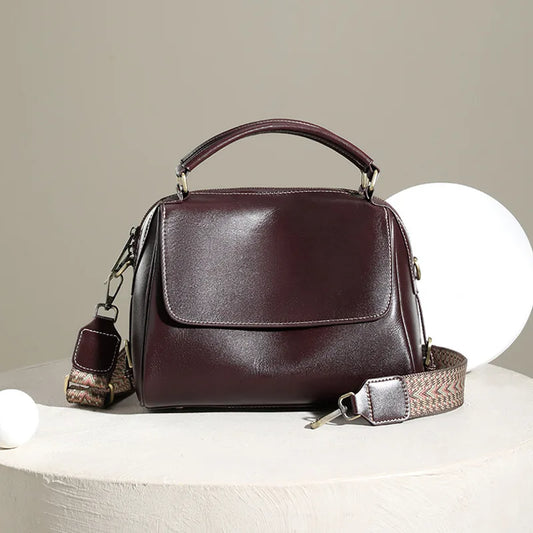 Female genuine cow leather bag for women bag Handbag New Crossbody luxury Shoulder bag high-capacity tote bag Vintage Bag