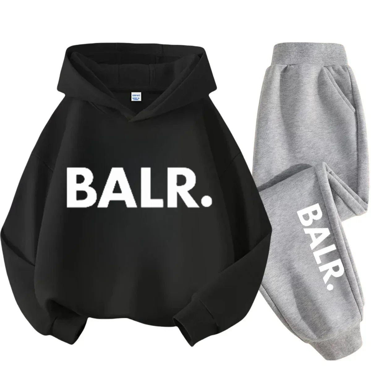 Children Hoodie Set Autumn Winter New York USA Letter Graphic Sweatshirt Pant Suit Baby Boy Girl Kid Sport Two Pieces Tracksuit