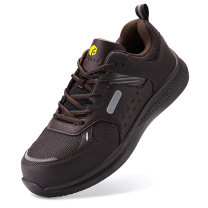 Men's Extra Wide Work Shoes Casual Shoes Anti-Slip Sturdy Toe Breathable For Male Swollen Feet Arch Support Pain Relief