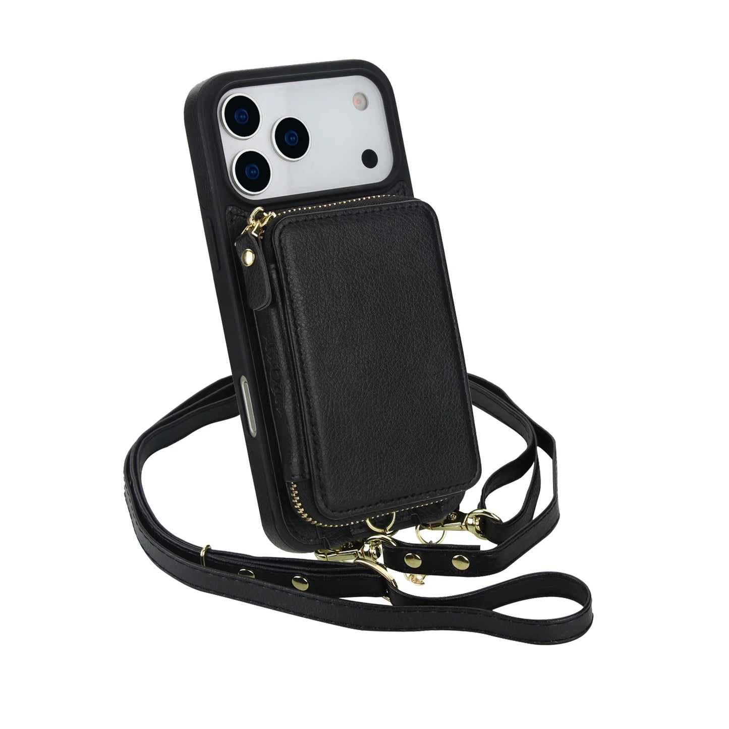 2 in 1 Detachable Crossbody Magnetic Cards Solt Wallet Leather Case For iPhone 17 Pro Max 16 Plus 15 14 13 12 Shockproof Cover