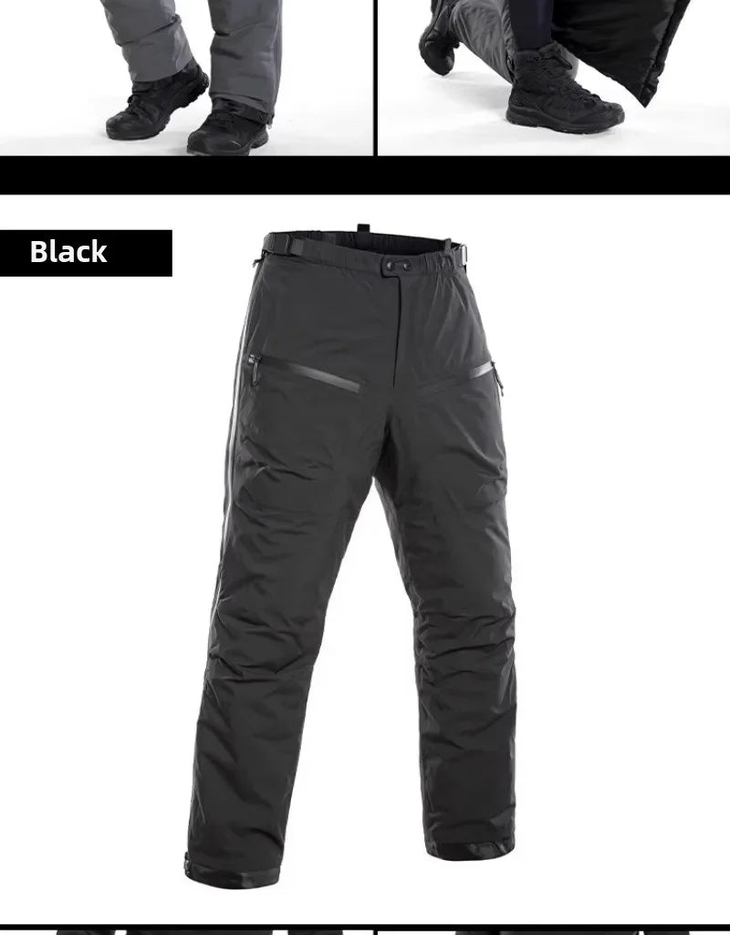 Tactical Men's Warm Cotton Pants Camouflage Winter Thickened Polar Cold Clothing Mountaineering Military Outdoor Sprint Pants