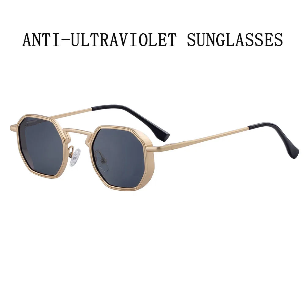 Steampunk Sunglass Men 2025 Square Sunglasses Women Trendy And Fashionable Vintage Fashion Glasses Gafas De Sol Hombre Zonnebril