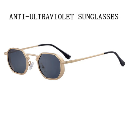 Steampunk Sunglass Men 2025 Square Sunglasses Women Trendy And Fashionable Vintage Fashion Glasses Gafas De Sol Hombre Zonnebril