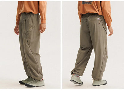 Men Women Lightweight Waterproof Quick Dry Outdoor Sport Hiking Loose Casual Techwear Track Cargo Pant Joggers Trousers