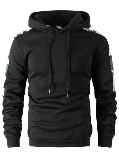 Men's Tracksuit Hoodie Sets Camouflage Hand  Hooded Leisure Suit Man Sweatshirt Pants Tactical Sweat Sports Suit