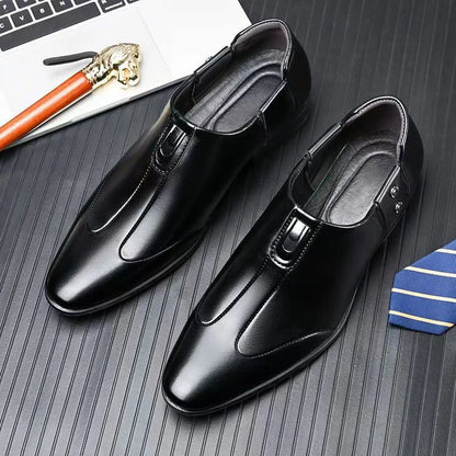 Summer Men's Breathable Mesh Casual Fashion Black/White Leather Board Shoes Comfortable Insole Suitable for Business Occasions