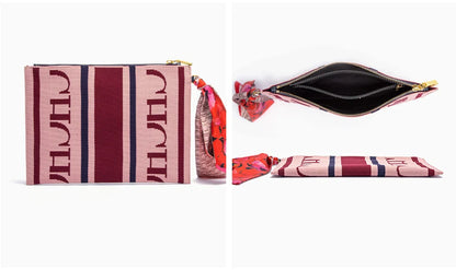 Classic Retro Women's New Handbag Portable, Small, Exquisite, Colorful Design Unique Women's Large Capacity Handbag