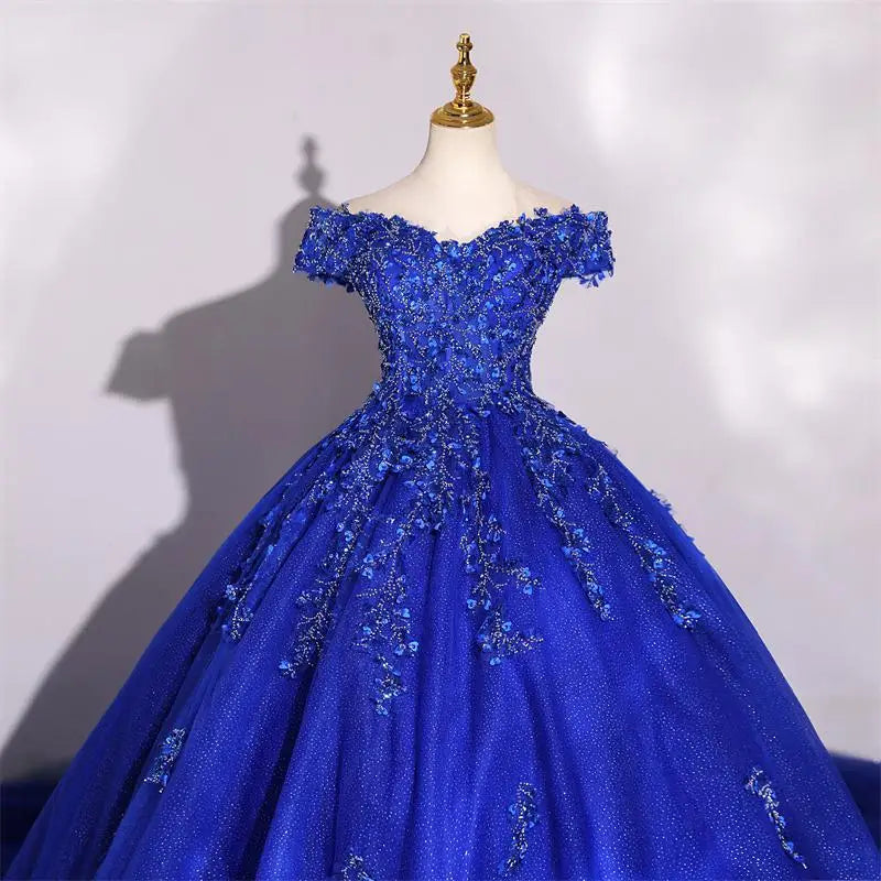 Customized 15 Quinceanera Dresses Ball Gown Luxury Glitter Party Dresses Elegant Off Shoulder 15 Yearl Old Dress Prom Gown 2025