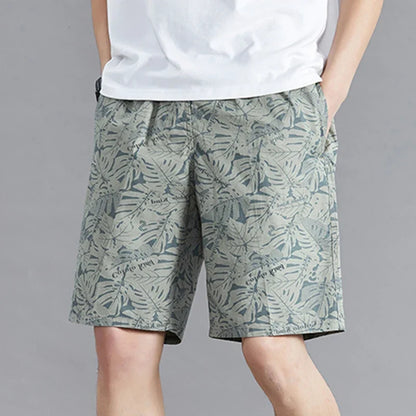 Men's Streetwear Sports Casual Shorts Big Size Loose Fit Knee Pants Man Clothes Fashion Zipper Pockets Drawstring Short Pants