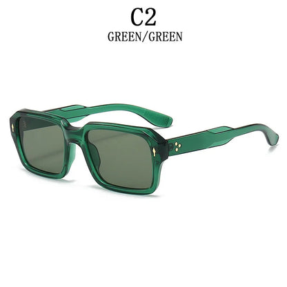 Square Sunglass Men Fashion Sunglasses Women 2025 Trendy Vintage Fashion Glasses Retro Gafas De Sol Hombre Lunette Soleil Femme