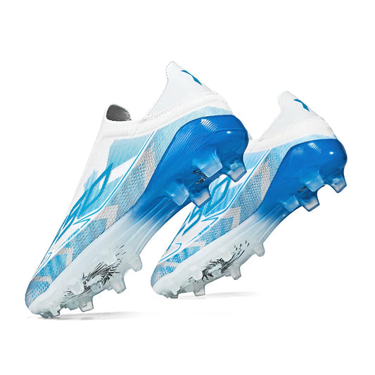 Lightweight AG/FG Long Nail Soccer Shoes，PU Fabric Stitching Upper，TPU Wear-resistant Sole，Quality Reliable for Youth Men Women