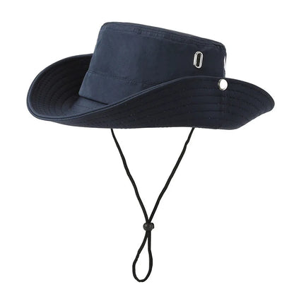 Spring And Summer New Hat Men's Outdoor Mountaineering Sunshade Fisherman Hat Summer Large Brim Breathable Sunscreen Fishing Hat