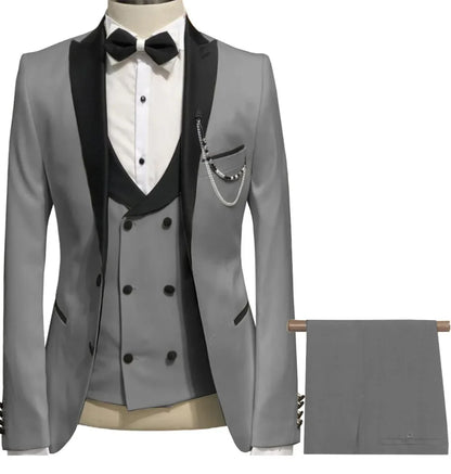 Latest Coat Pant Designs Red Terno Slim Fit Prom Men Suit Groom Suits For Wedding Tuxedo Costume Jacket+Vest+Pants