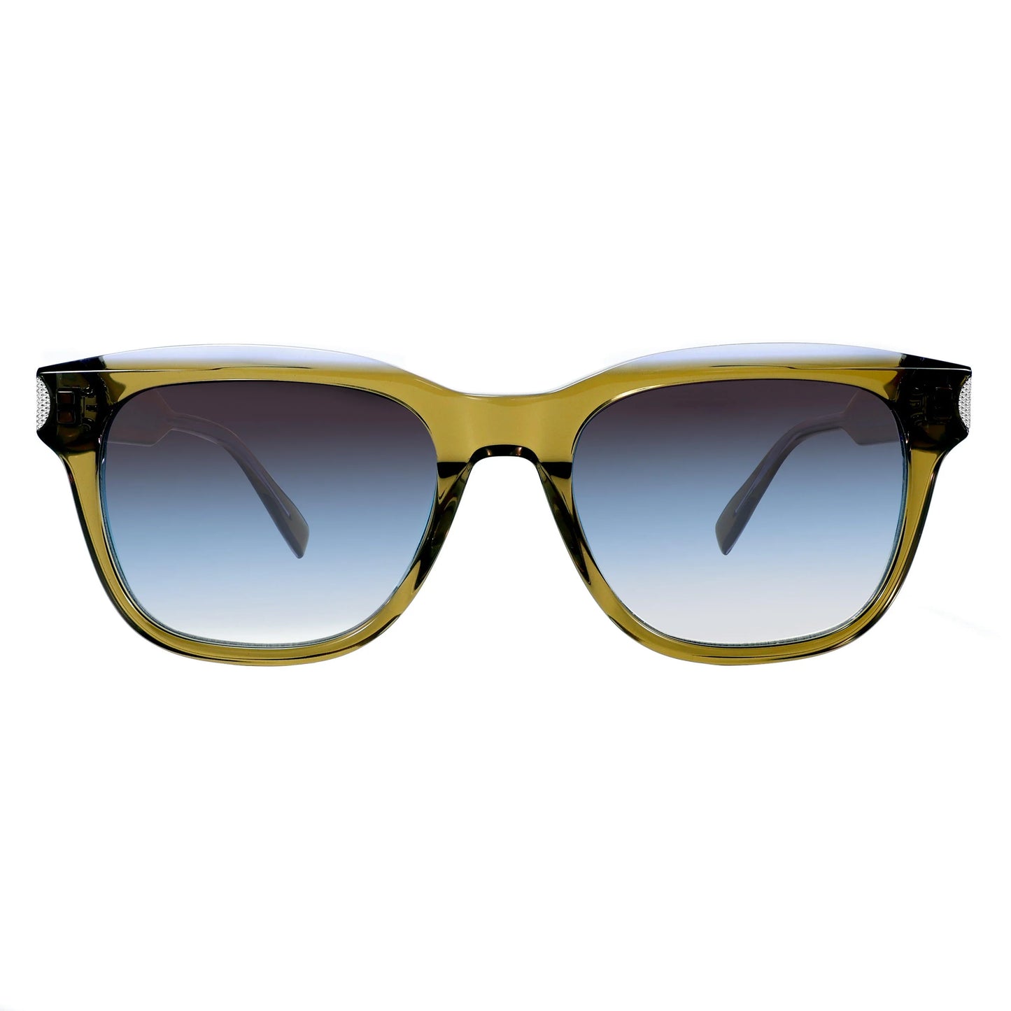Olive Acetate Sunglasses Vintage Rivet Retro Sun Glasses UV400 Protection Unisex New Designer Eyewear Fashion