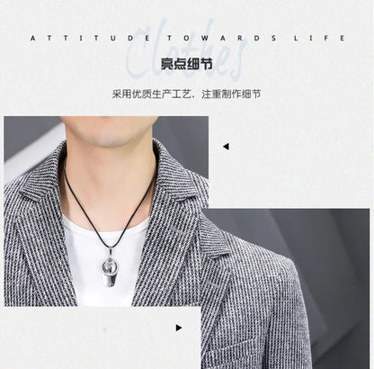 Blazer New Men's Fashion Business Vertical Strip Gentleman Slim Wool Shopping Outdoor Performance Wedding Banquet Casual Blazer
