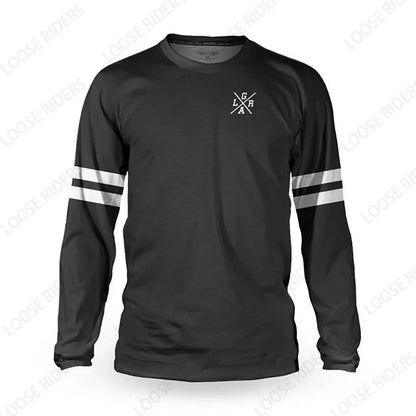 2022 Men's Motorcycle Loose Rider Jersey DH Cross Country Endurance Race BMX MTB Mountain Bike Shirt Can Be Customized