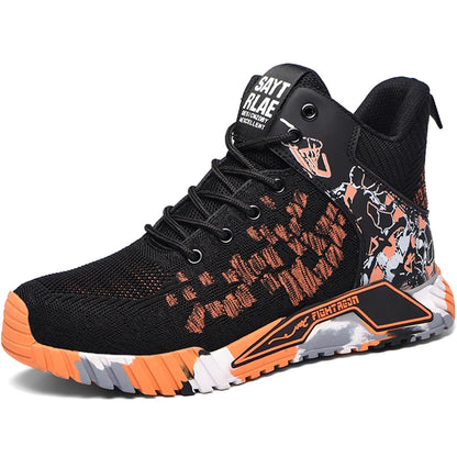 Work Safety Boots Men Work Shoes Steel Toe Safety Shoes Men lightweight Indestructible Boots Anti-puncture Work Sneakers Male