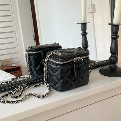 Mini Denim Crossbody Bags for Women 2026 Lingge Chains Shoulder Bag Fashion Brands Box Bag Lipstick Coins Purses and Handbags