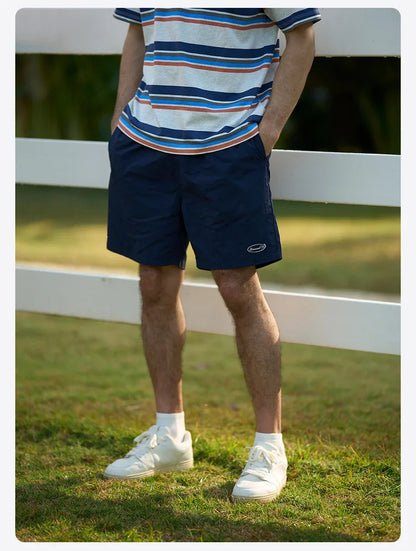 Quick Dry Nylon Shorts Loose Fit 130gsm Lightweight Summer Men's Essential Daily Wear Breathable Beach Shorts For Men