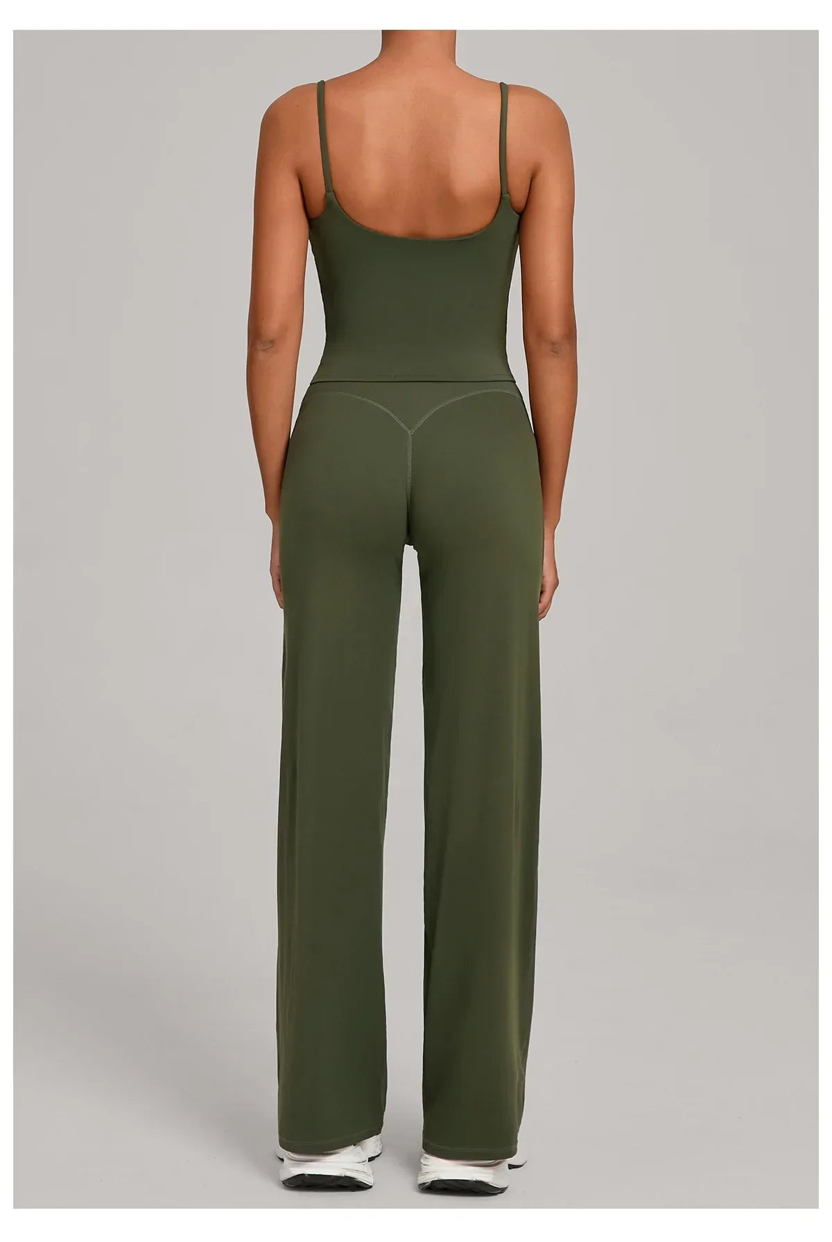 Gym Workout Clothes Women's Casual Wear Outdoor Sports Tight Yoga Suit Naked Feeling Fitness Suit High Waist Yoga Two-piece Set