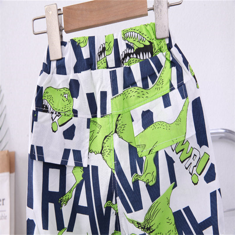 New Summer Baby Boy Kids Clothes Letters Children Clothing Suit Tops Short-sleeve T-shirt Pants 2pcs/set Sport Infant Clothing