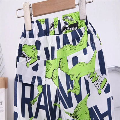 New Summer Baby Boy Kids Clothes Letters Children Clothing Suit Tops Short-sleeve T-shirt Pants 2pcs/set Sport Infant Clothing
