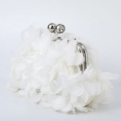 Flower Dinner Purse Designer Floral Chain Crossbody Bride Handbag Clutches Woman Petal Evening Party Clutch Wedding Dress Bag